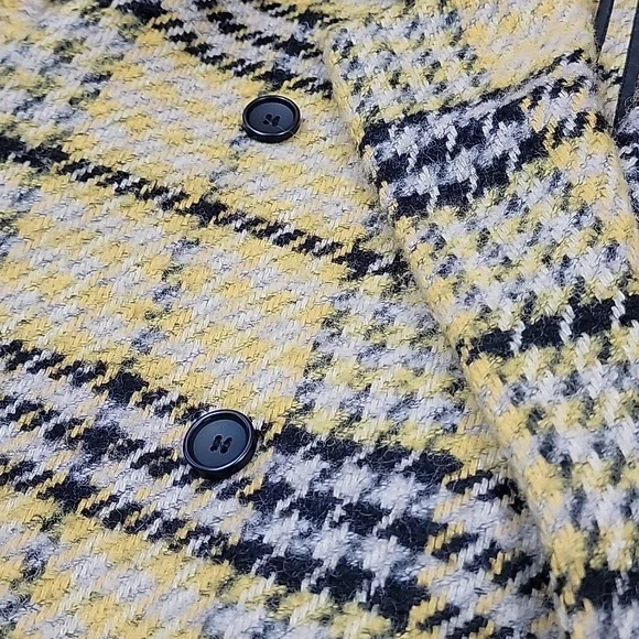 TOPSHOP Wool Blend Double Breasted Long Coat - Picture 13 of 16